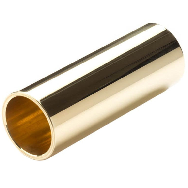 Guitar slide accessories including brass, steel and glass bottleneck slides