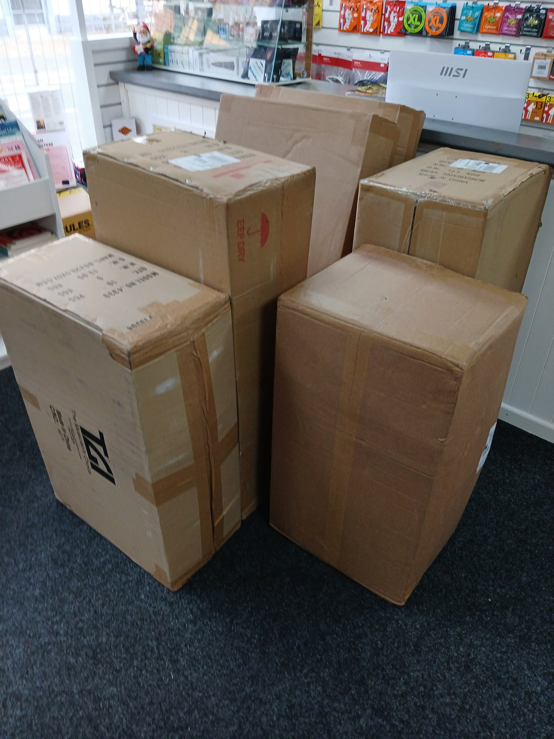 When We Receive Deliveries at Music Bits