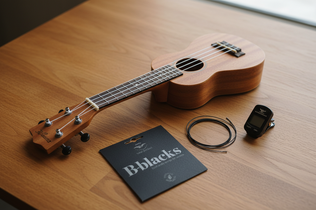 Aquila B-Blacks Ukulele Strings: The Dark Side of Tone (In the Best Possible Way)