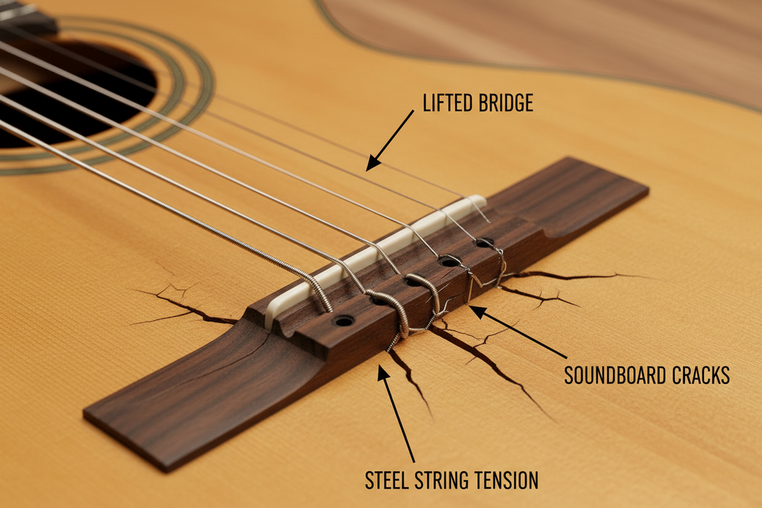 Why You Should Never Put Steel Strings on a Classical Guitar