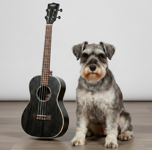 Look What's Been Unleashed: Kala Salt & Pepper Doghair Ukuleles Are Here