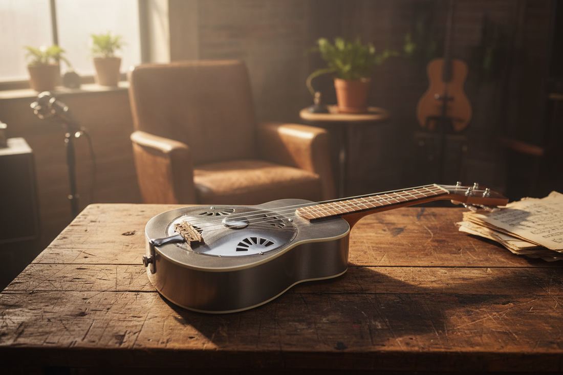 Kala Brushed Nickel Tenor Resonator Ukulele – A Tone Like No Other
