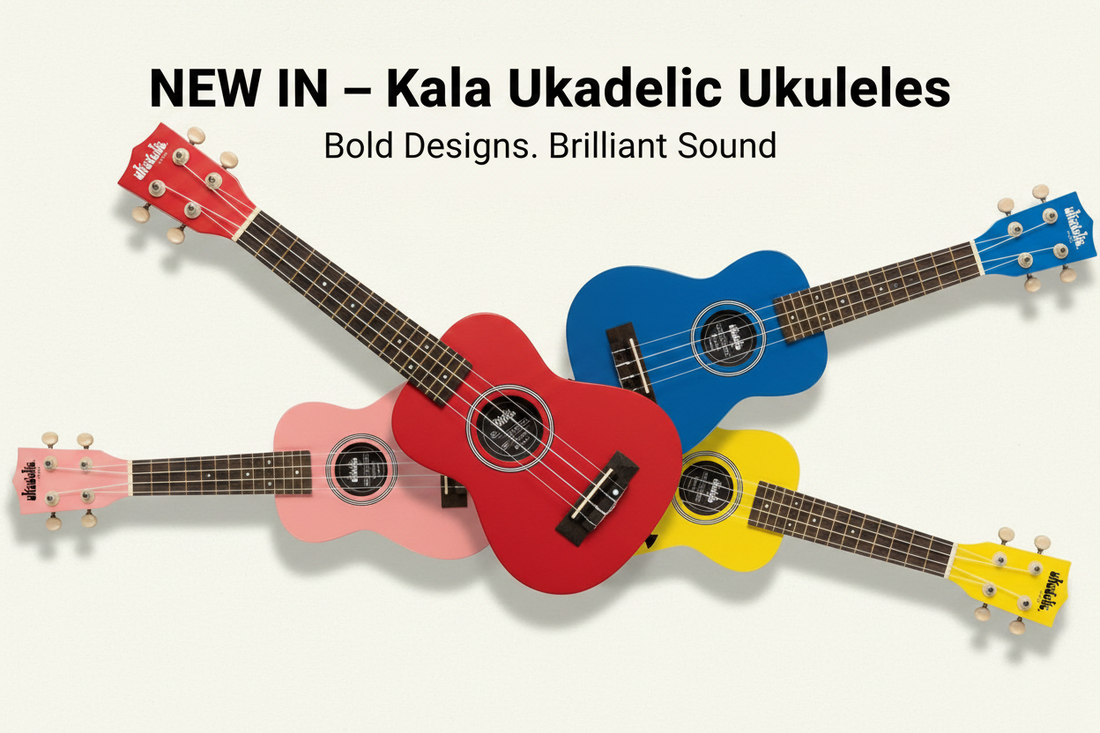 Introducing the Kala Ukadelic Ukulele Range — Bold Designs, Brilliant Sound