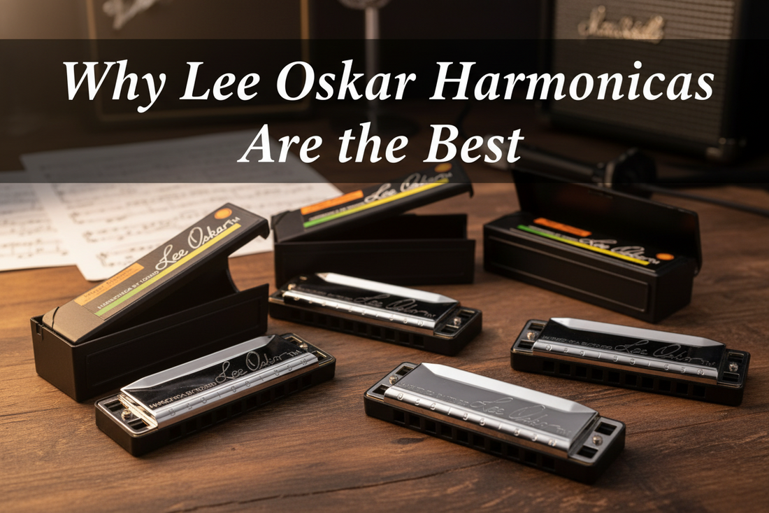 Lee Oskar harmonicas displaying modular design and professional quality construction