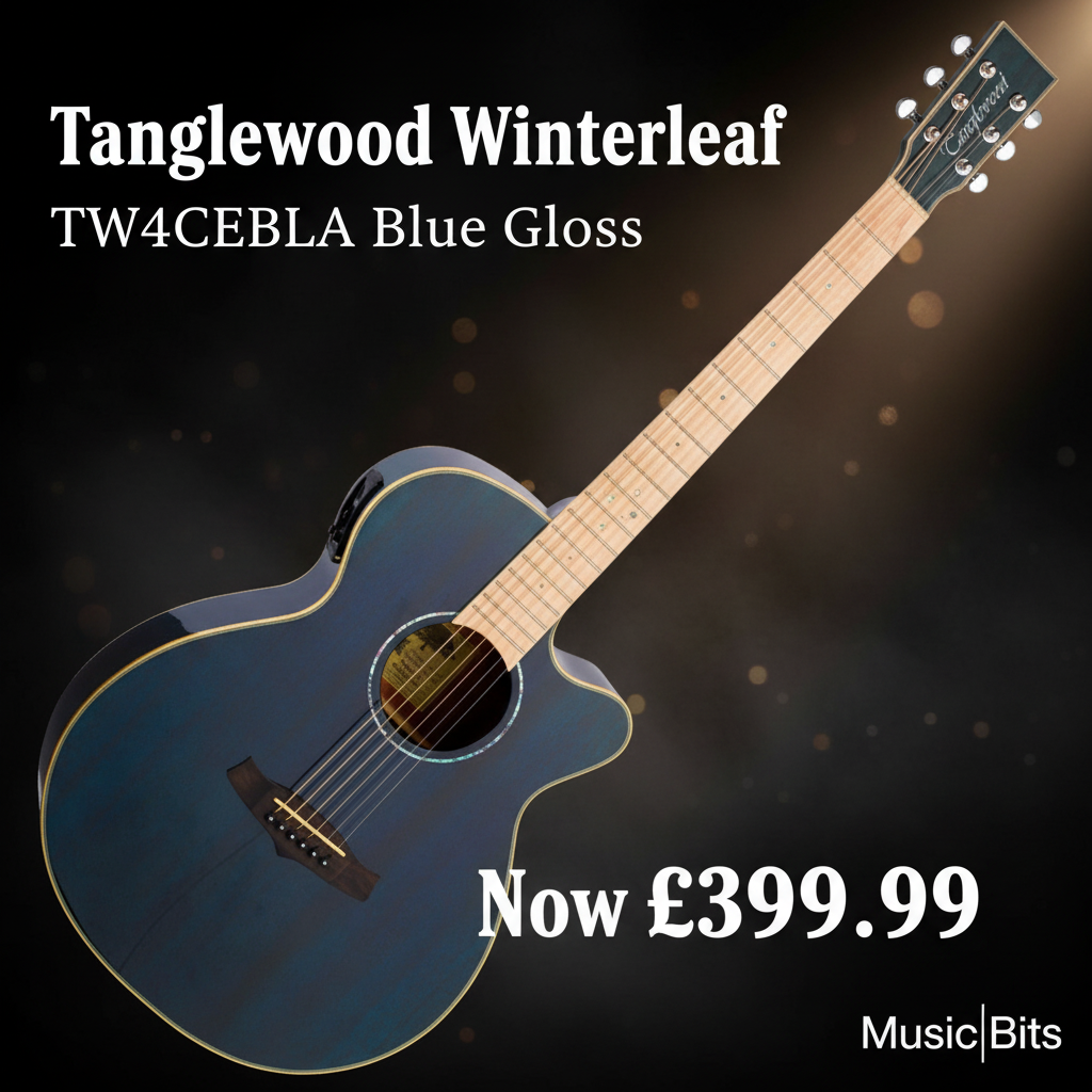 Tanglewood Winterleaf TW4CEBLA Review: The Blue Electro-Acoustic Guitar That Turns Heads on Stage and at Home