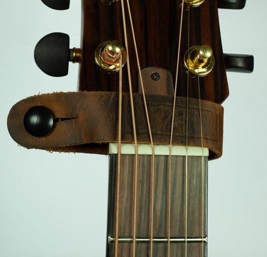 No Strap Button? No Problem — The TGI Leather Loop Guitar Strap Connector