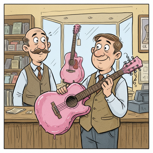 The Pink Guitar Bargain That Wasn't