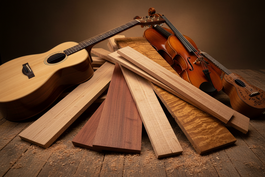 Tonewoods & Beyond: How the Wood (and Non-Wood) in Your Acoustic Instrument Shapes Its Sound