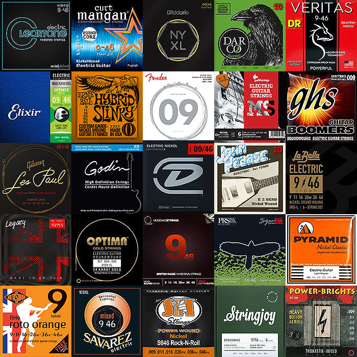 Premium String Electric Guitar Strings - Premium Strings for Electric Guitars | Music ...