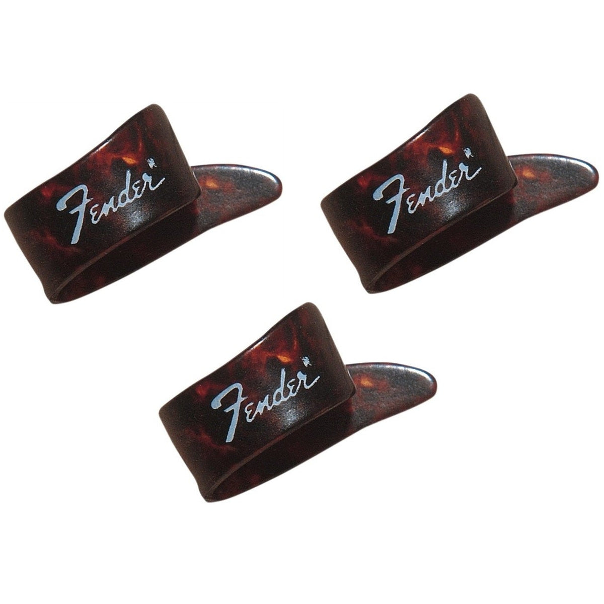 Fender Tortoiseshell Thumb Picks Medium 3 Pack