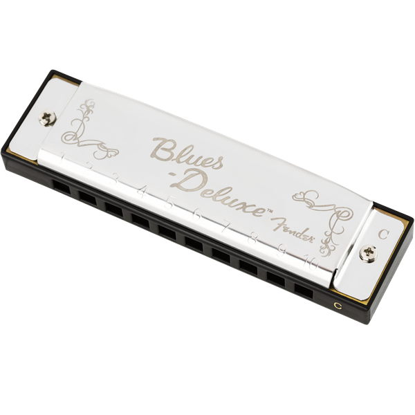 Fender Blues Deluxe Diatonic Harmonica Mouth Organ Key C