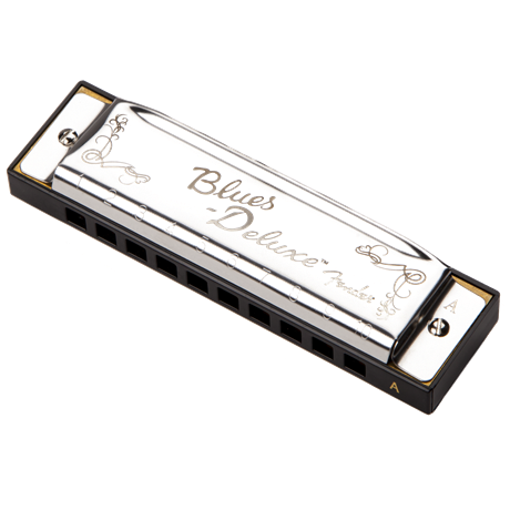 Fender Blues Deluxe Diatonic Harmonica Mouth Organ Key A