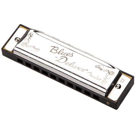 Fender Blues Deluxe Diatonic Harmonica Mouth Organ Key D