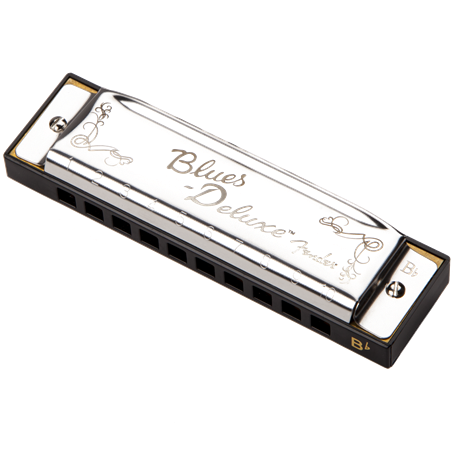 Fender Blues Deluxe Diatonic Harmonica Mouth Organ Key Bb