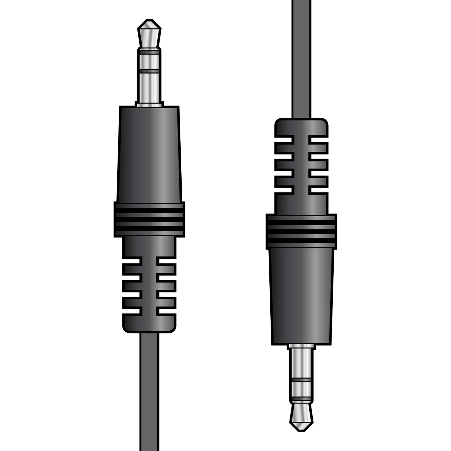 Audio Cable 3.5mm Stereo Plug to 3.5mm Stereo Plug 1 m