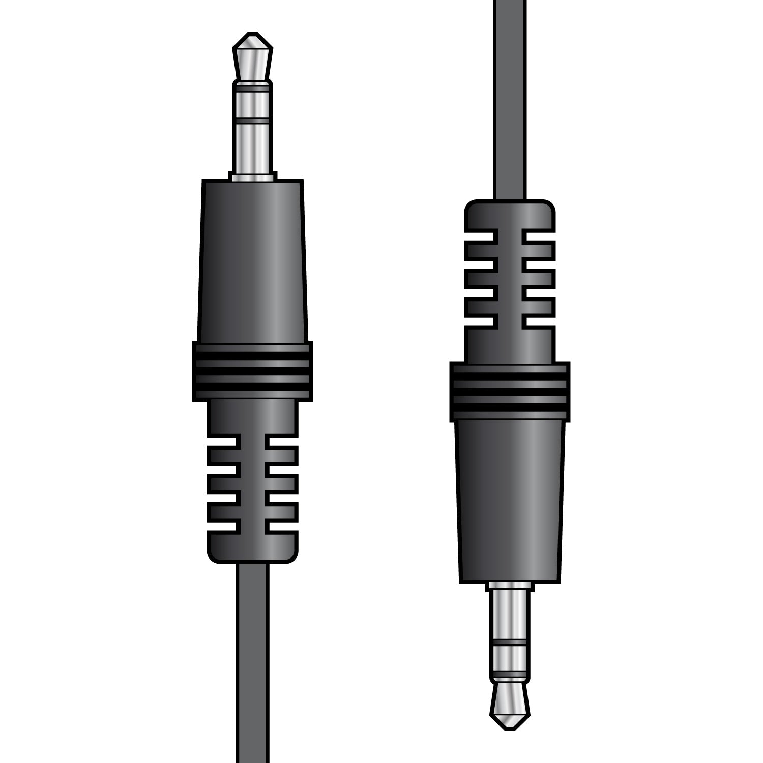 Audio Cable 3.5mm Stereo Plug to 3.5mm Stereo Plug 1 m