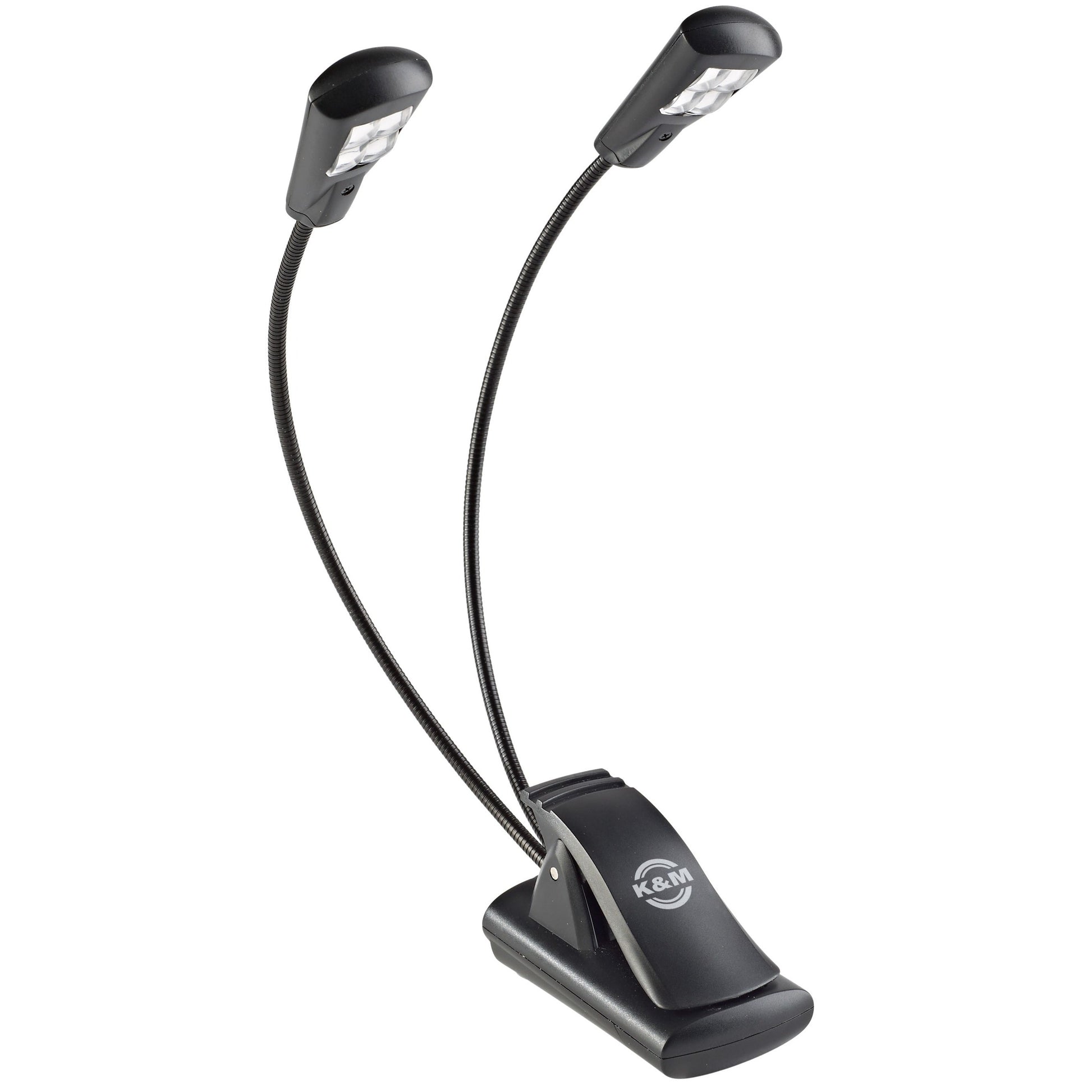 K&M Double 4 LED Flex Light Sheet Music Book Stand Light