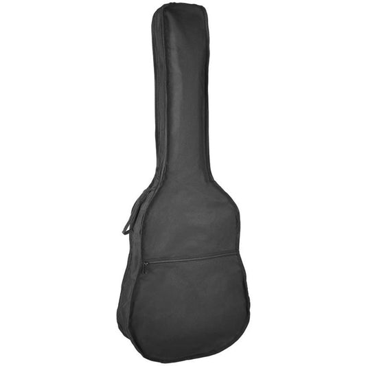 Acoustic Guitar Gig Bag With Large Pocket - Black Backpack W-00