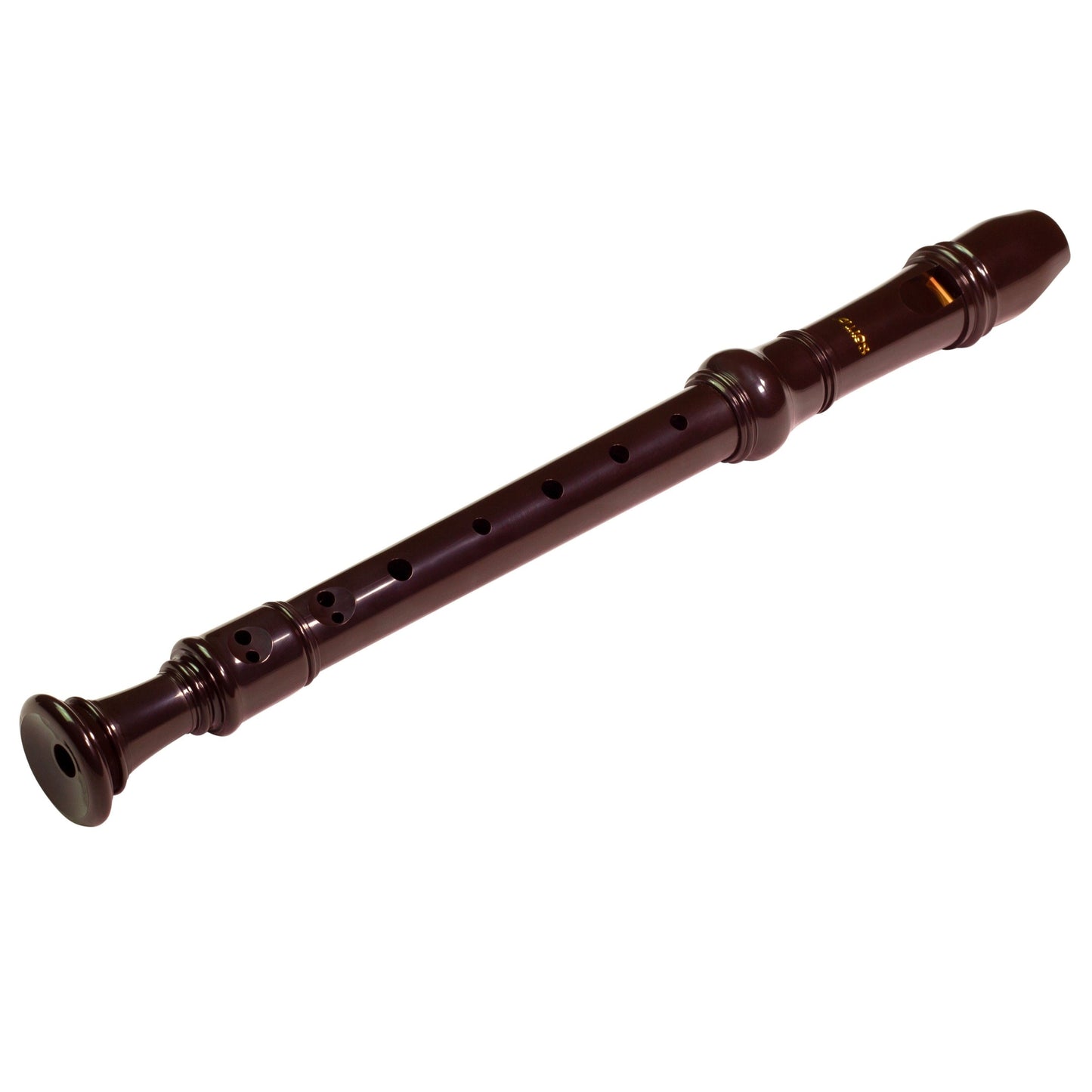 Aulos Descant Recorder 303BD Elite School Recorder - Dark Brown