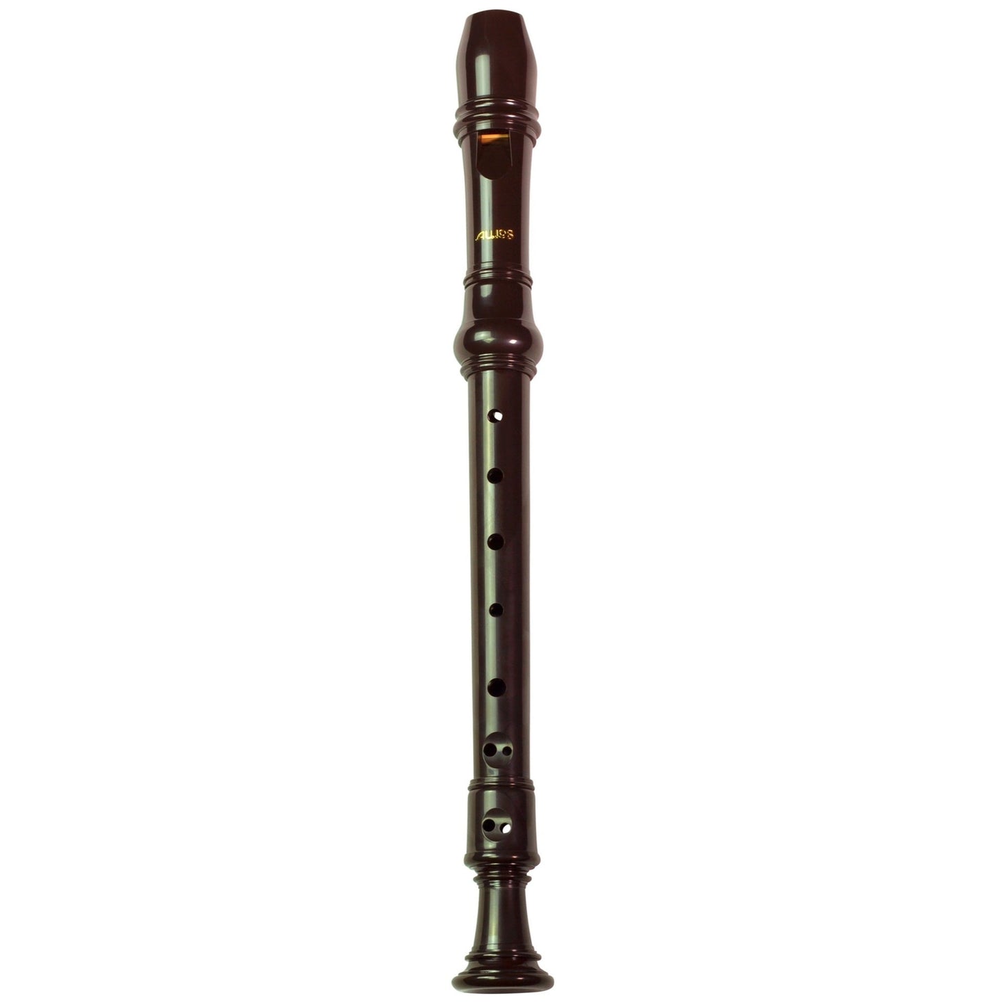 Aulos Descant Recorder 303BD Elite School Recorder - Dark Brown
