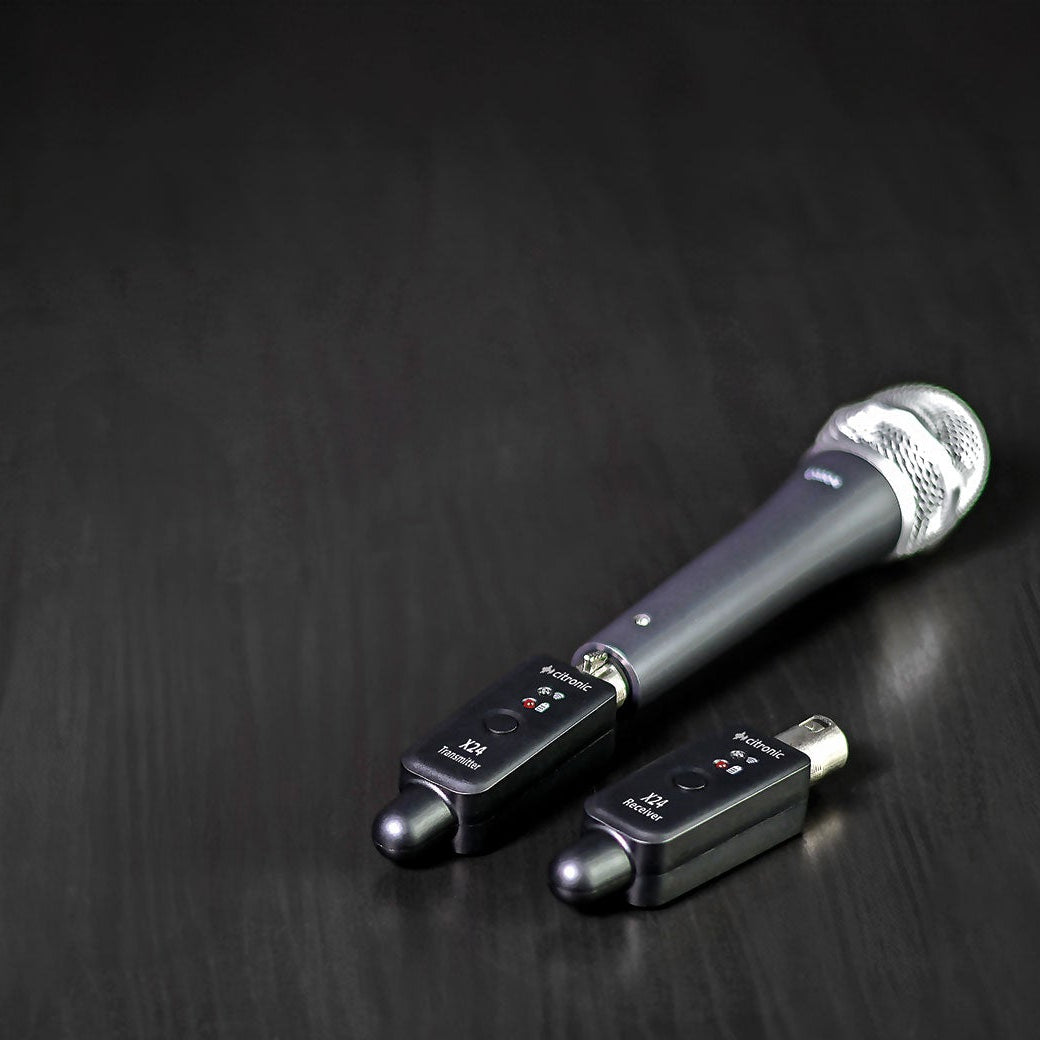 Citronic X24 Plug-in 2.4GHz Wireless Microphone Set