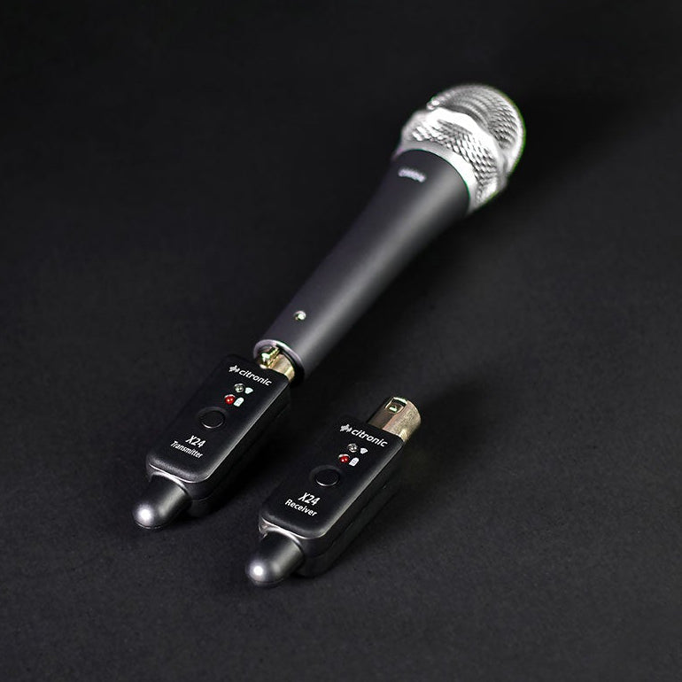 Citronic X24 Plug-in 2.4GHz Wireless Microphone Set