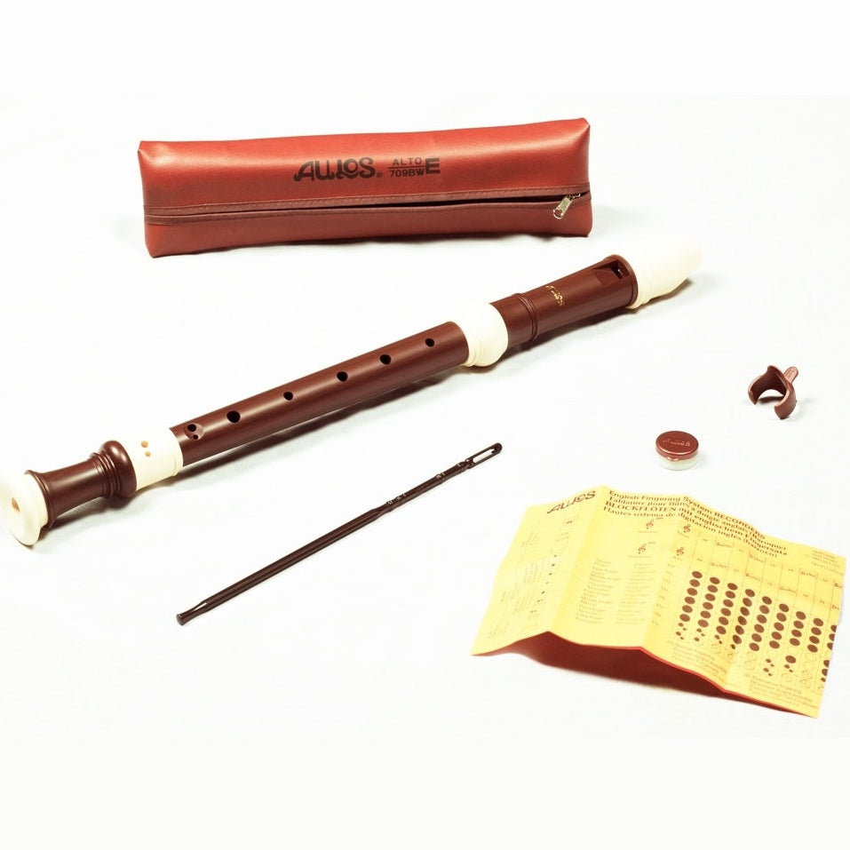 Aulos Treble Recorder 709BW Haka