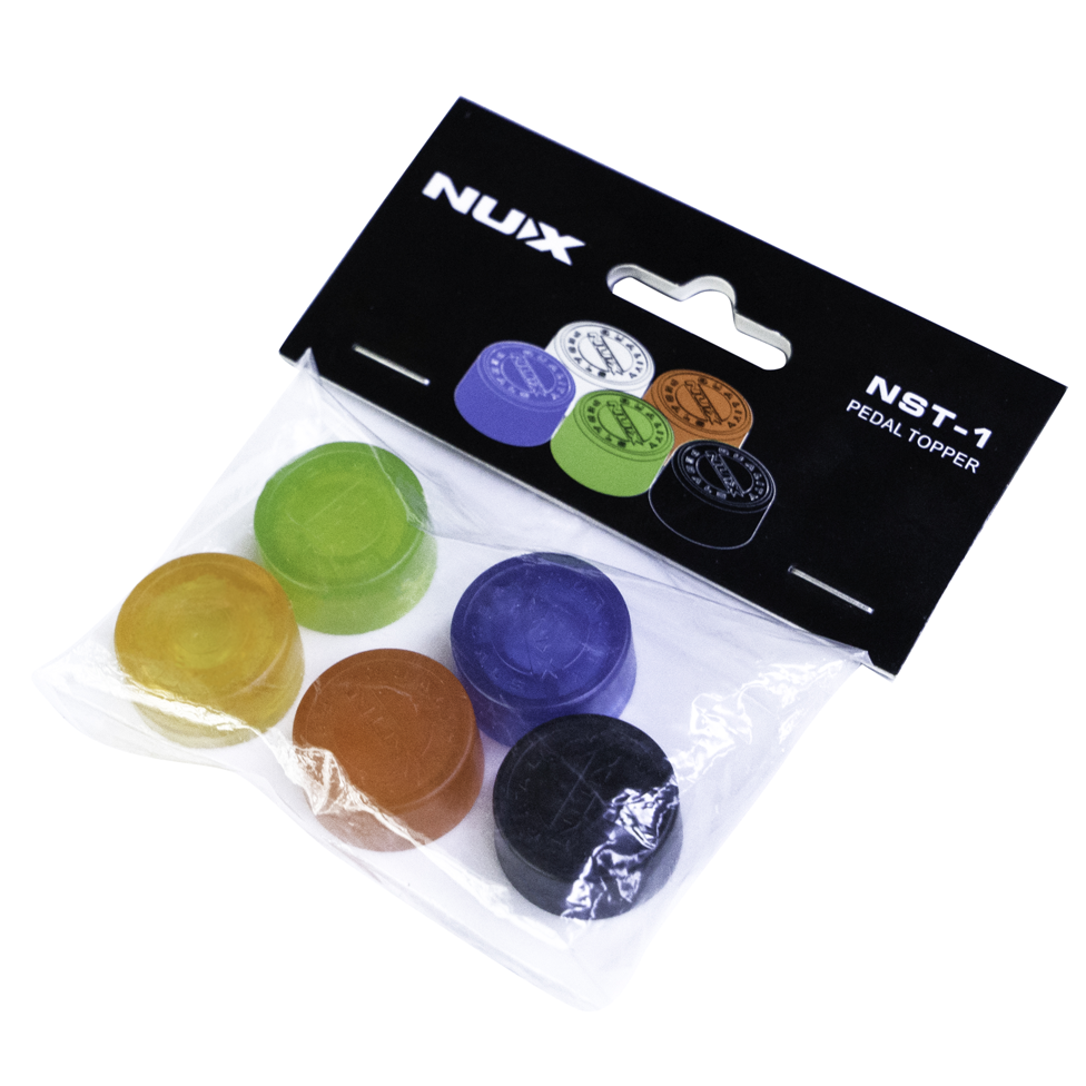 Guitar Effects Pedal Toppers - Pack of 5 Colours