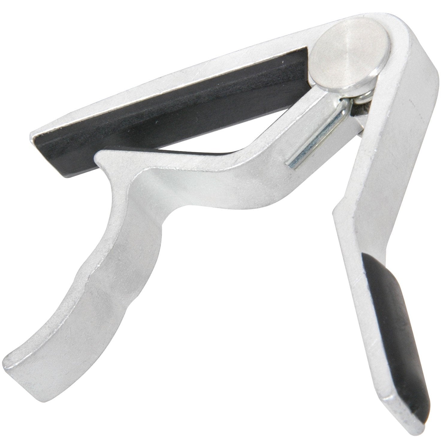Guitar Trigger Capo Squeeze Quick Release Acoustic or Electric Guitar - Silver
