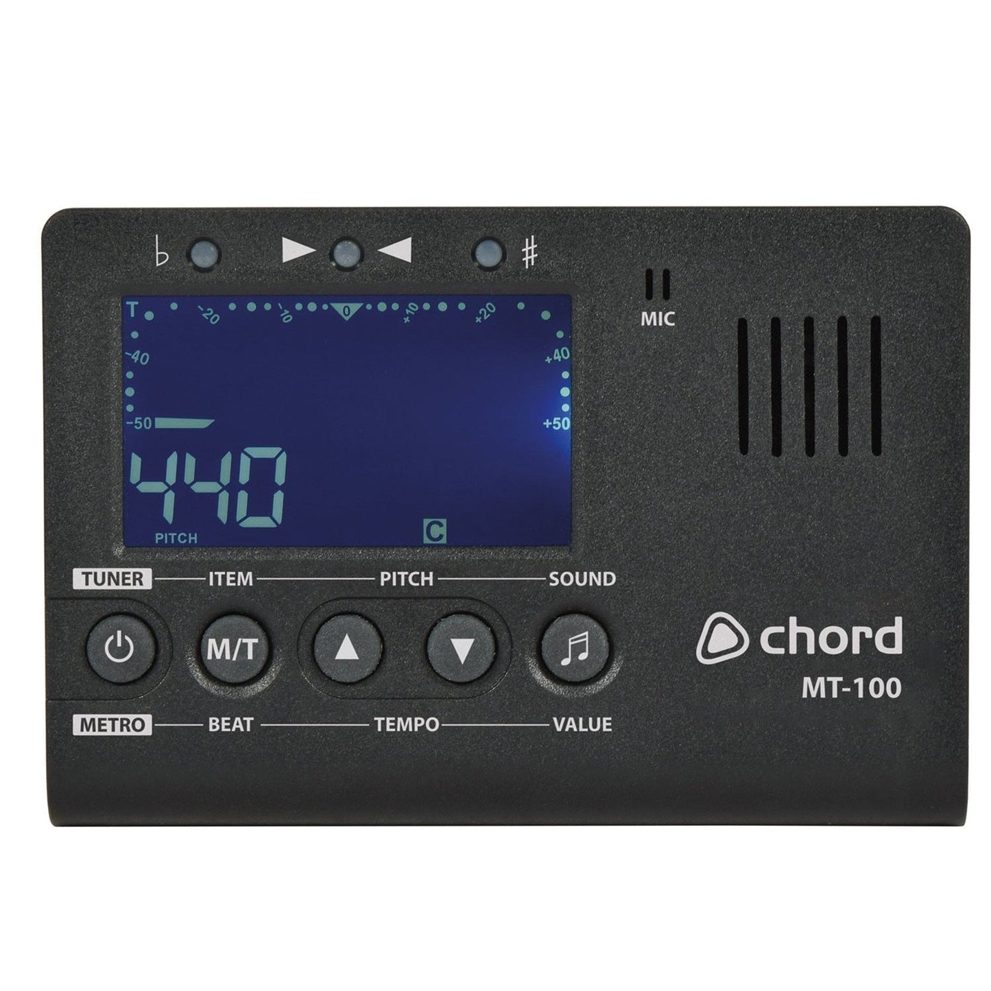 Chord Digital Tuner, Metronome & Pitch Generator ALL IN ONE MT-100