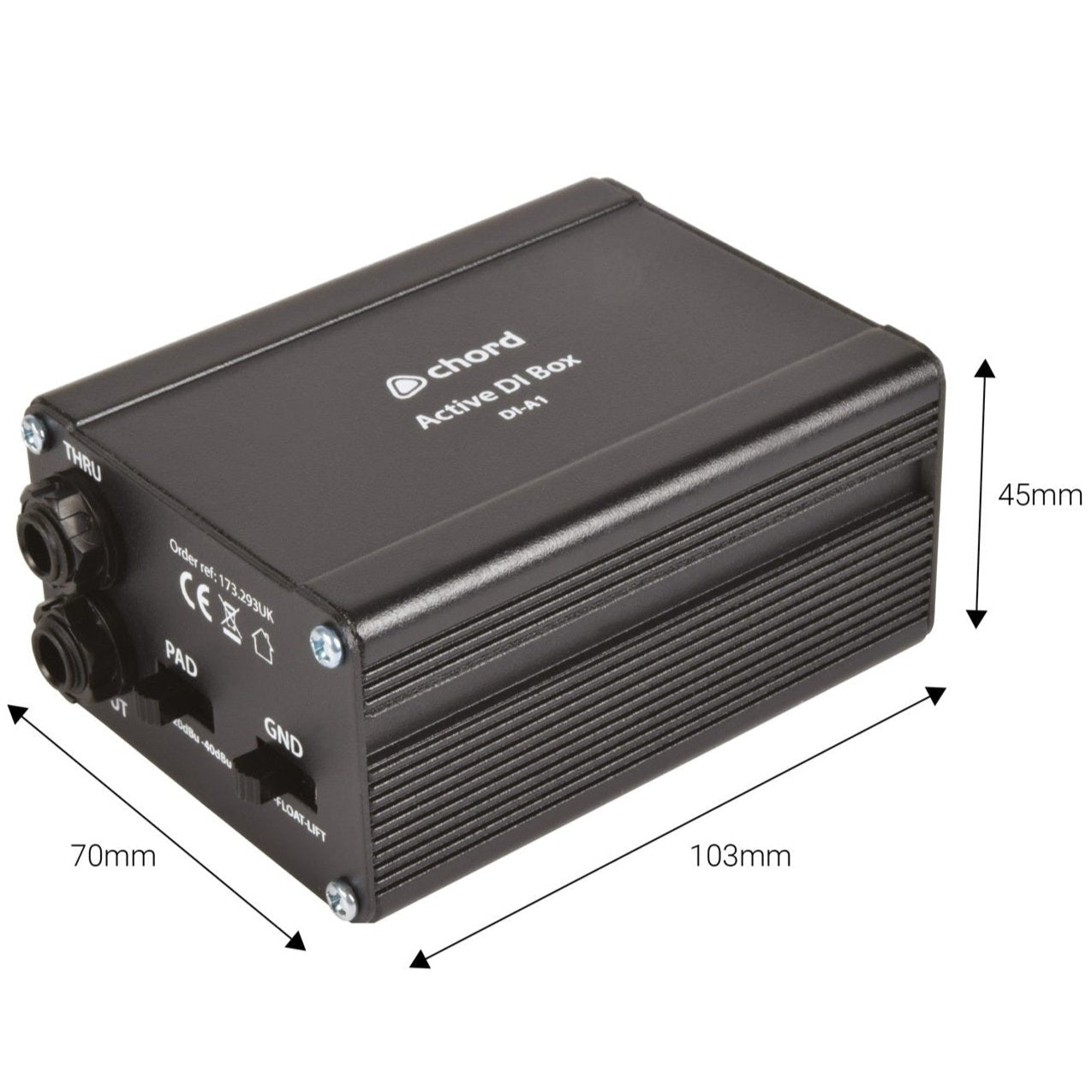 Chord DI Box Active Direct Injection Box ACTIVE DI-A1