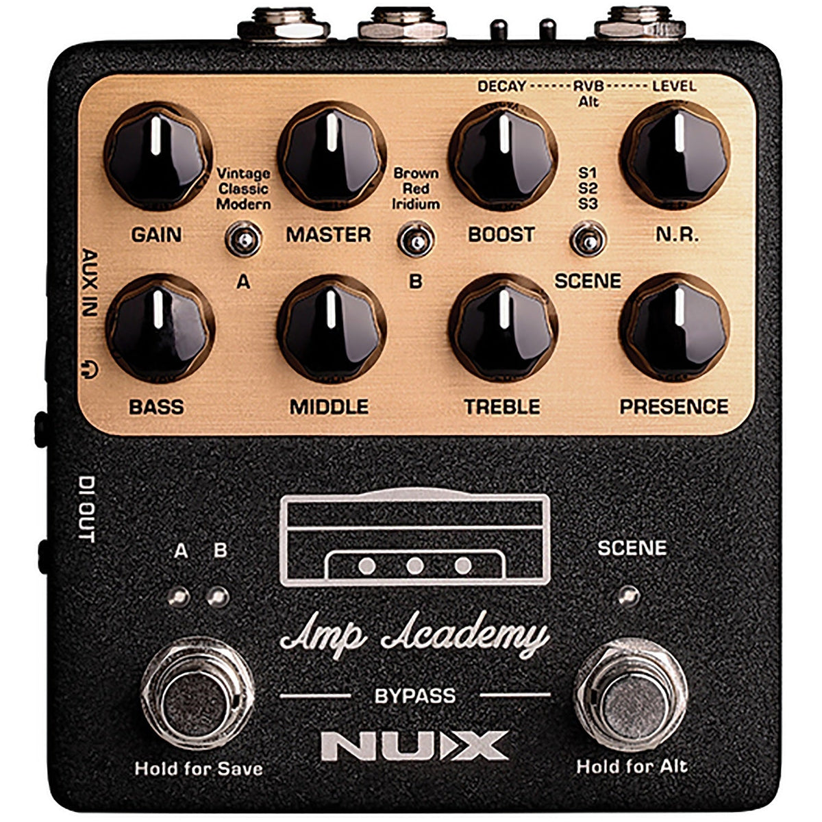Nu-X Valve Amp Academy Modelling Guitar Pedal NGS-6