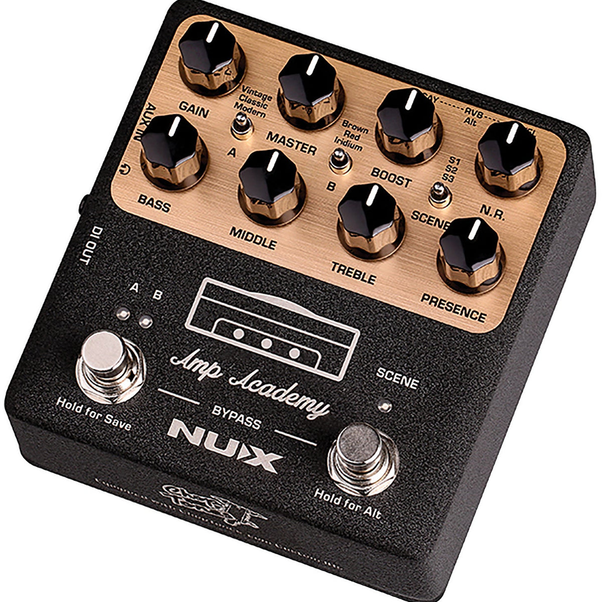 Nu-X Valve Amp Academy Modelling Guitar Pedal NGS-6