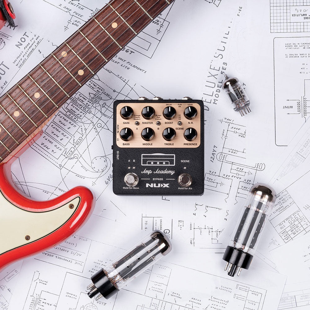 Nu-X Valve Amp Academy Modelling Guitar Pedal NGS-6