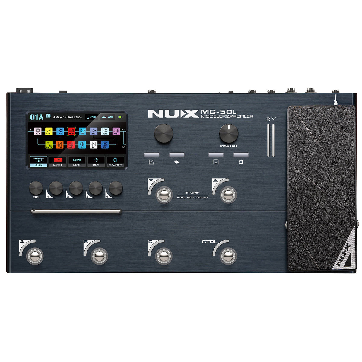 Nu-X MG-50li Guitar Multi-FX Modeler & Profiler Shadow Mist