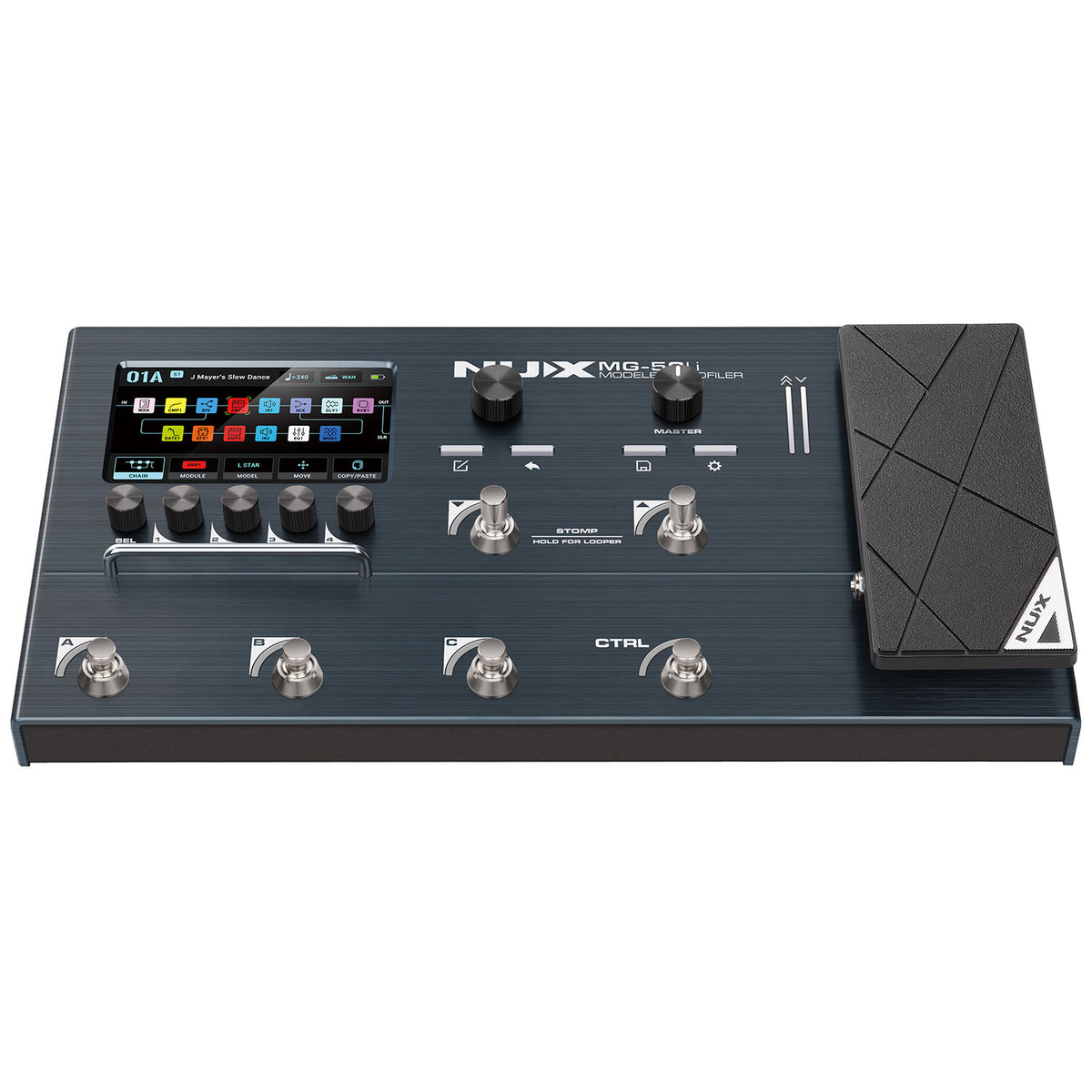 Nu-X MG-50li Guitar Multi-FX Modeler & Profiler Shadow Mist