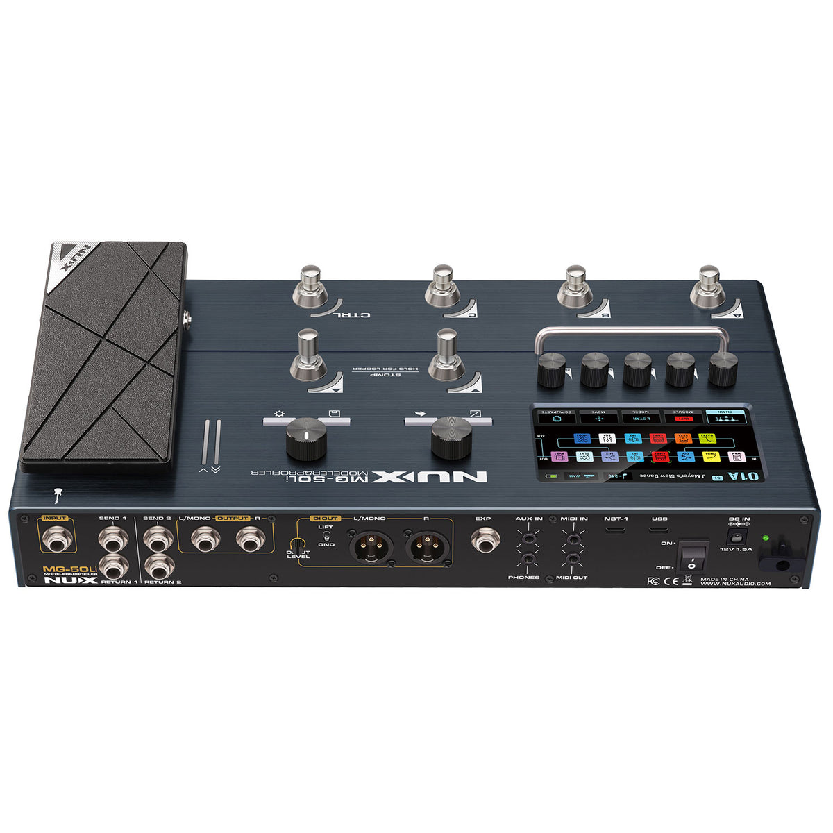 Nu-X MG-50li Guitar Multi-FX Modeler & Profiler Shadow Mist