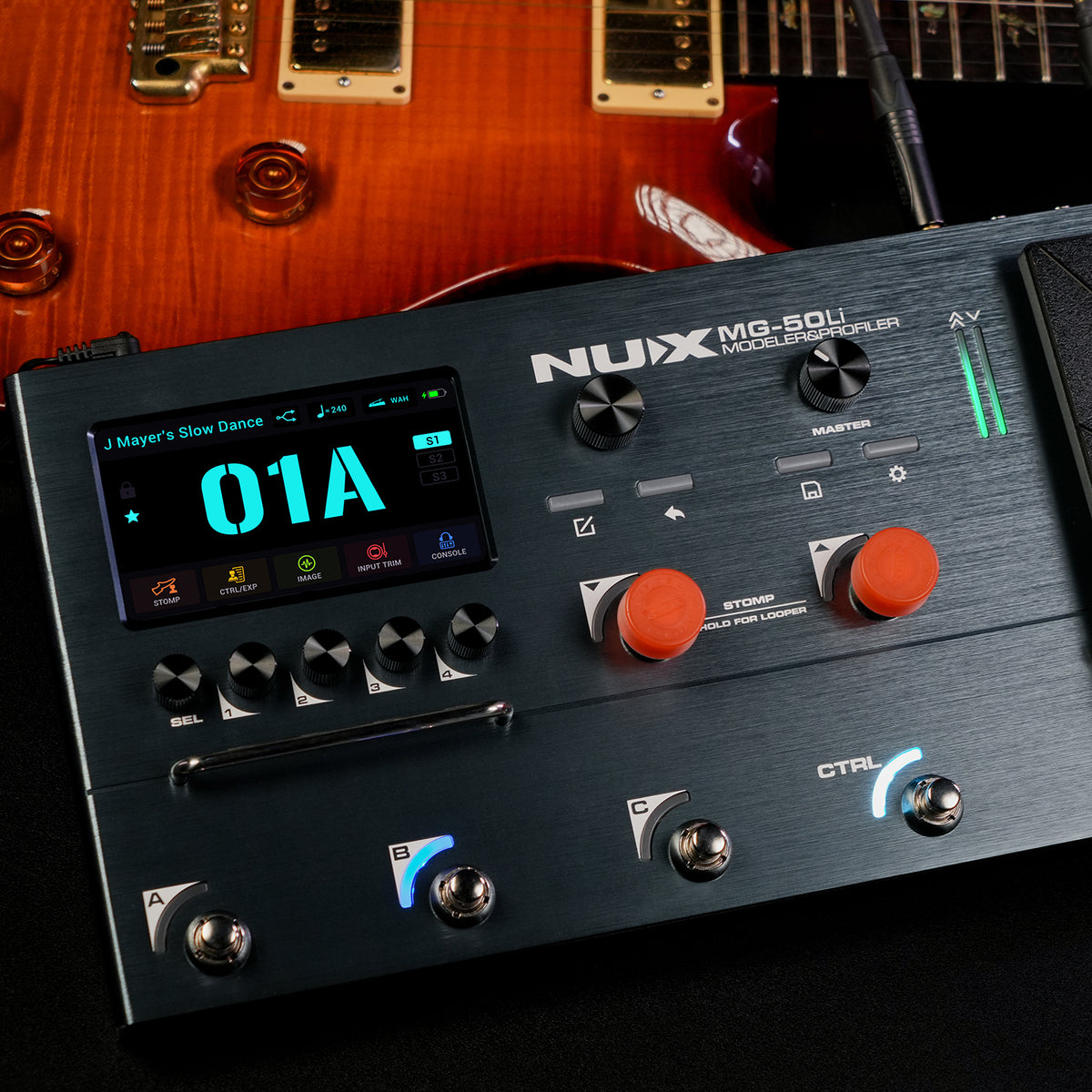 Nu-X MG-50li Guitar Multi-FX Modeler & Profiler Shadow Mist