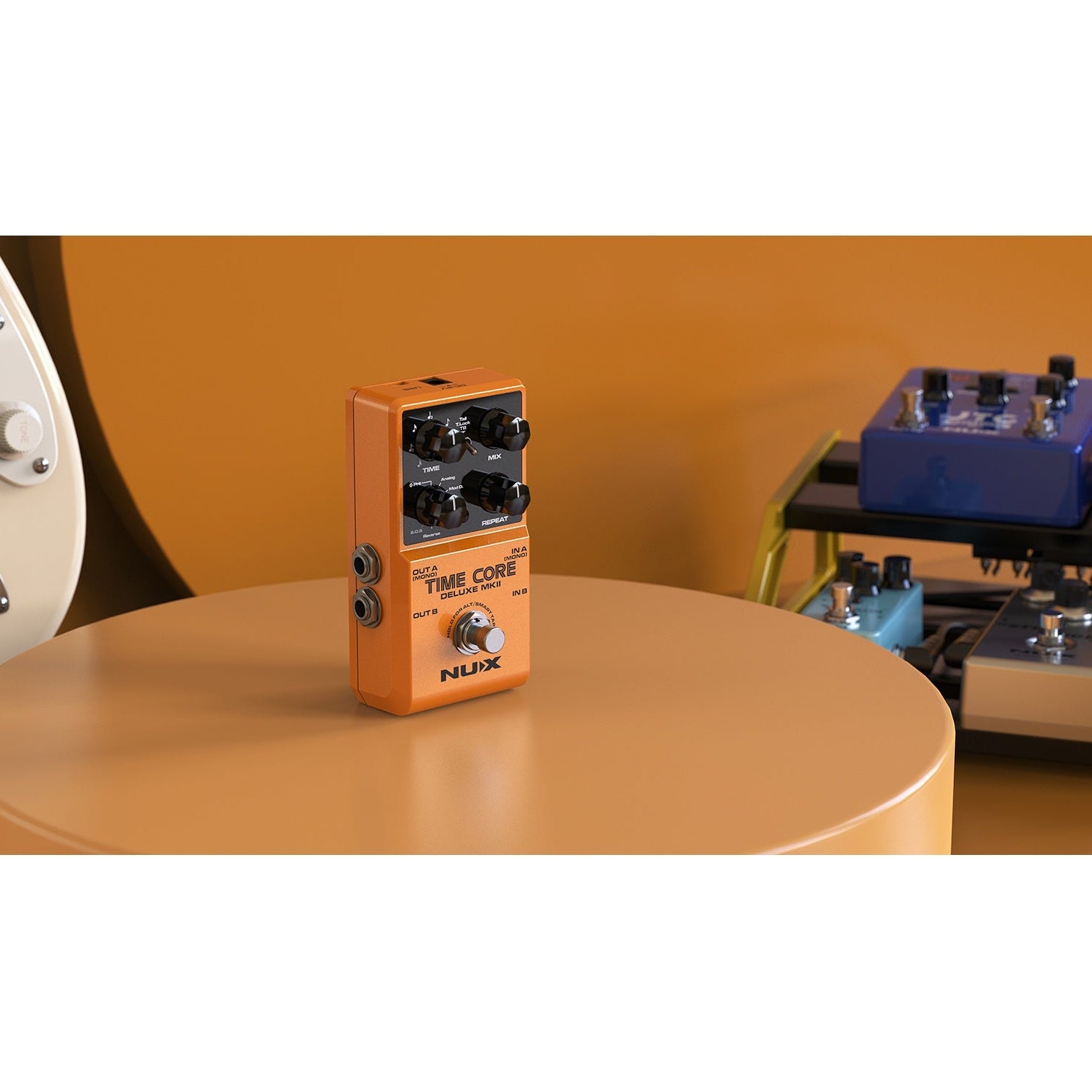 Nu-X Time Core Deluxe MkII Guitar Delay Effect Pedal