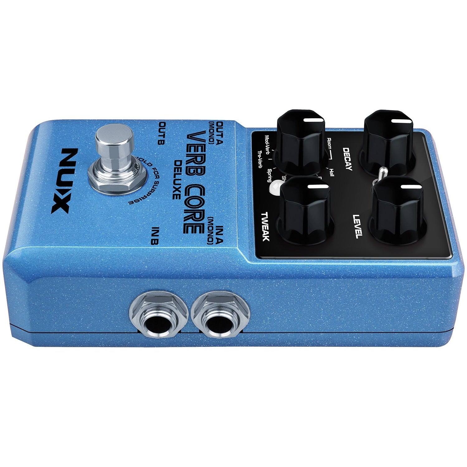Nu-X Verb Core Deluxe Electric Guitar Reverb Effect Pedal