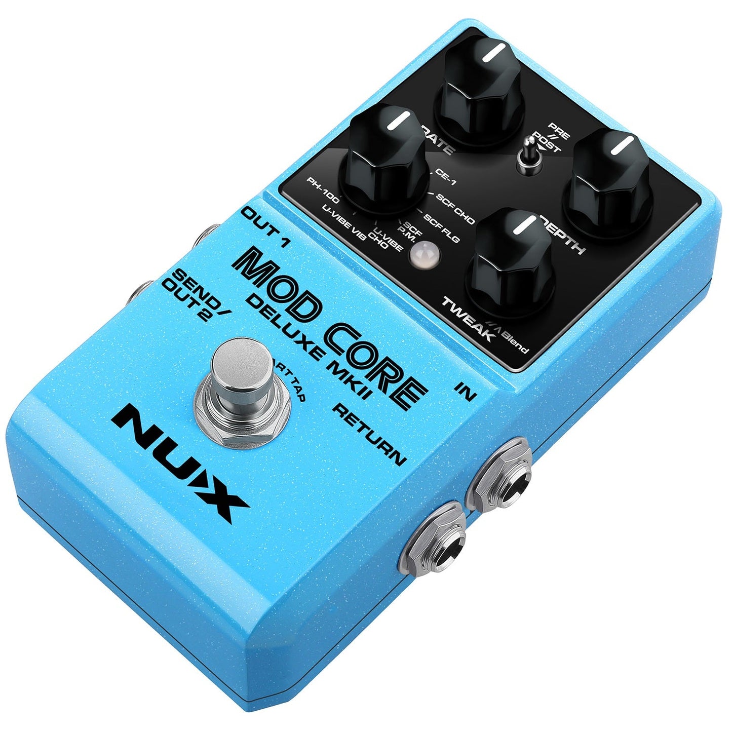 Nu-X Mod Core Deluxe mkII Guitar Modulator Effects Pedal
