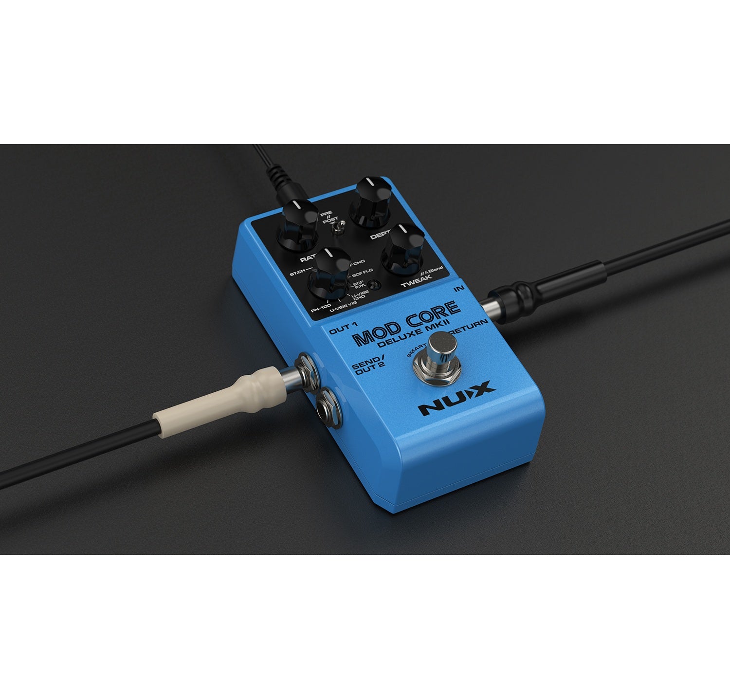 Nu-X Mod Core Deluxe mkII Guitar Modulator Effects Pedal