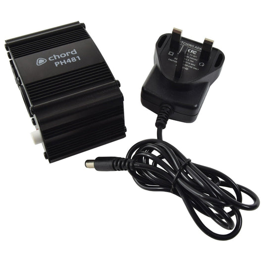 Chord Phantom Power Unit +48 V Single Channel Supply