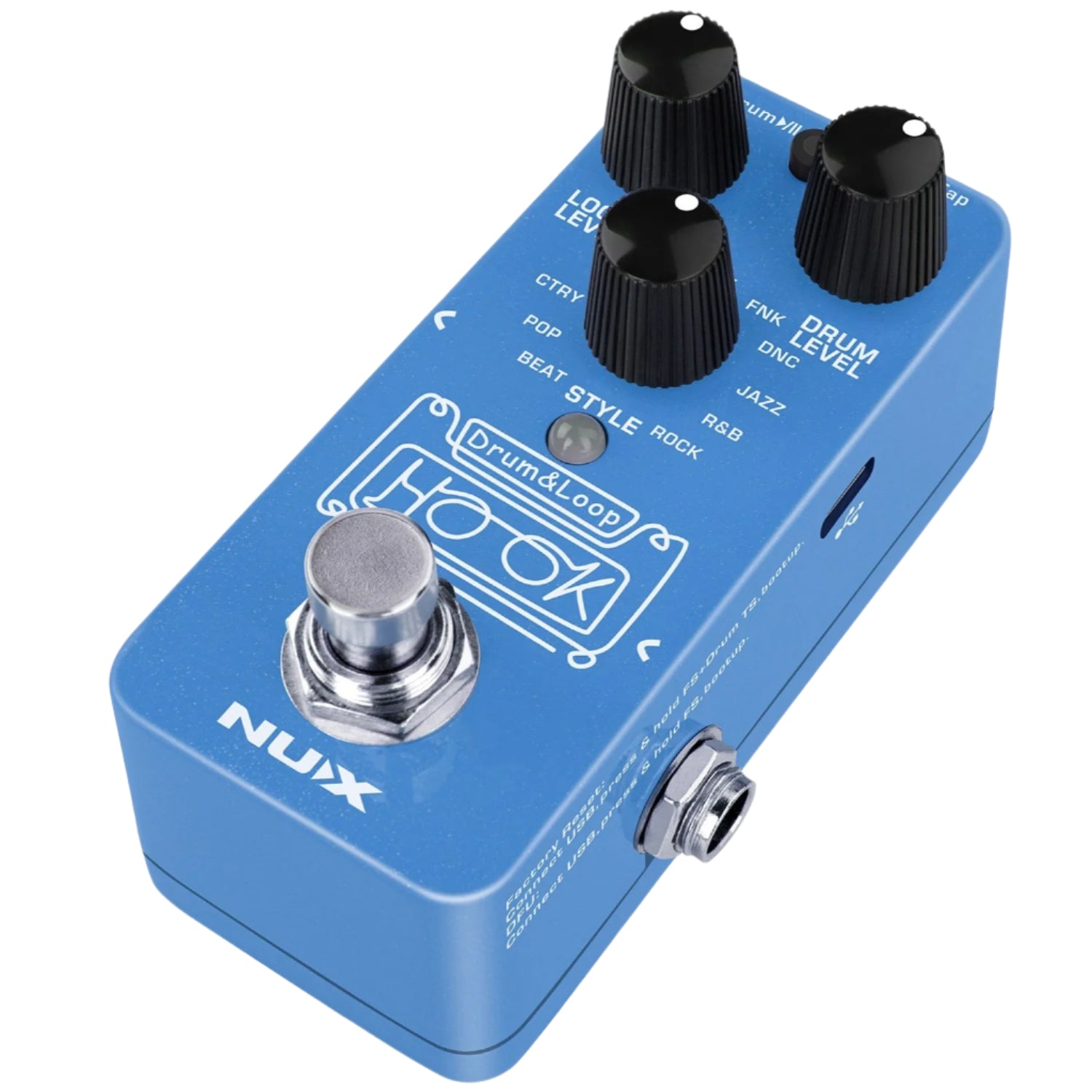 Nu-X Hook Drum & Loop Guitar Effects Pedal NDL-3