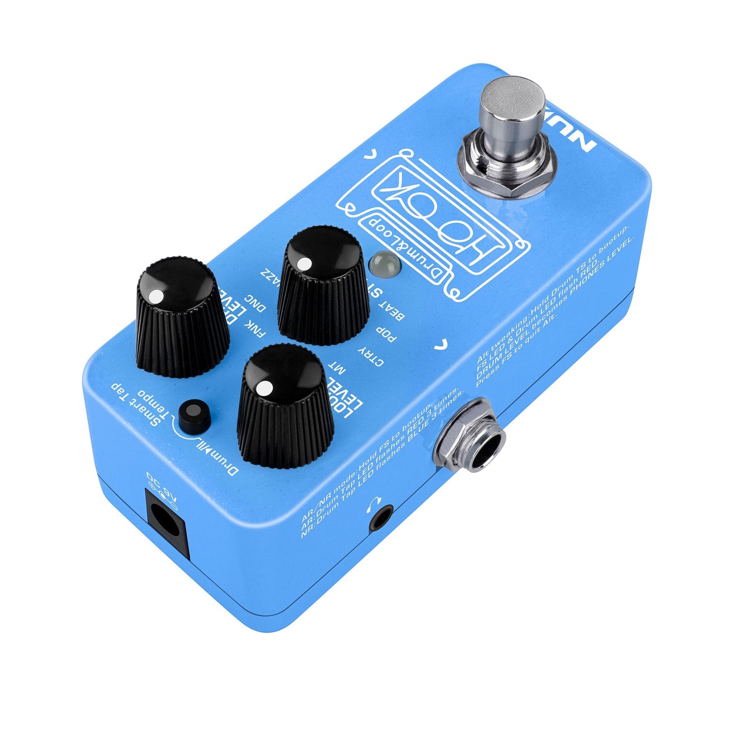 Nu-X Hook Drum & Loop Guitar Effects Pedal NDL-3