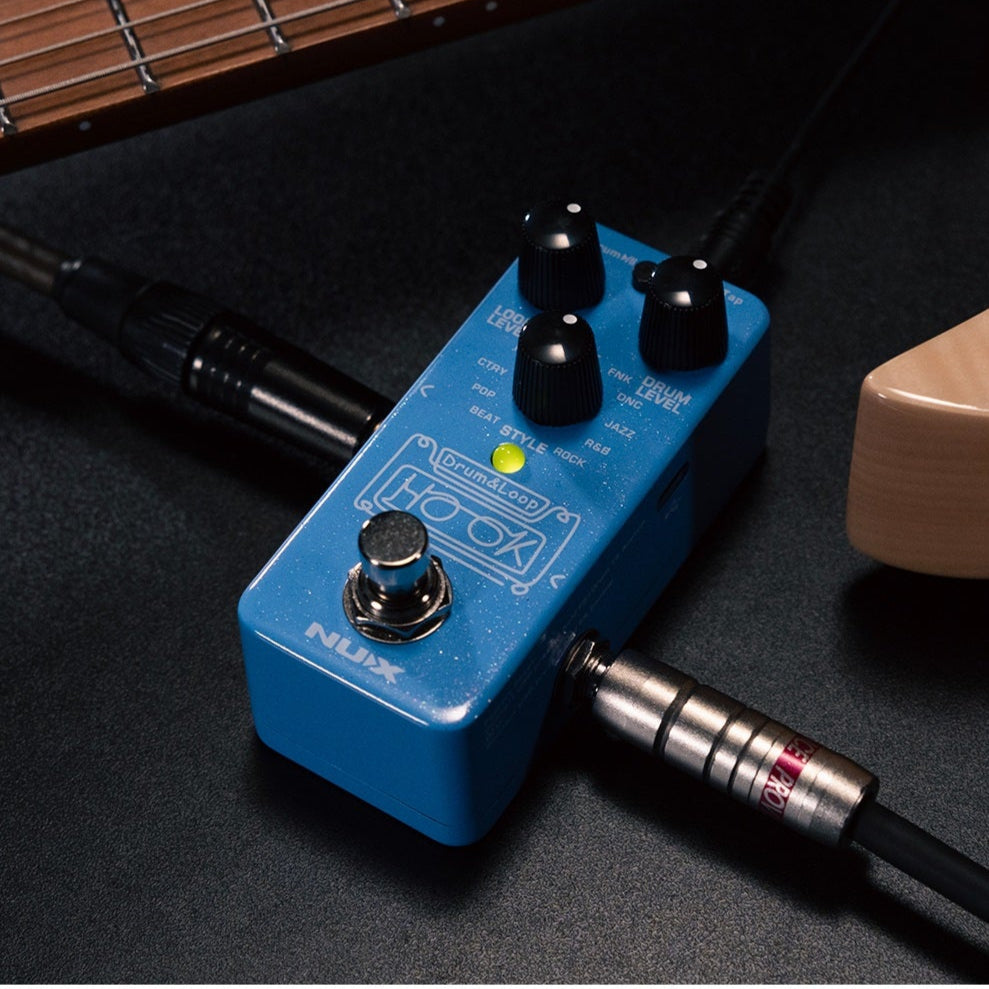 Nu-X Hook Drum & Loop Guitar Effects Pedal NDL-3