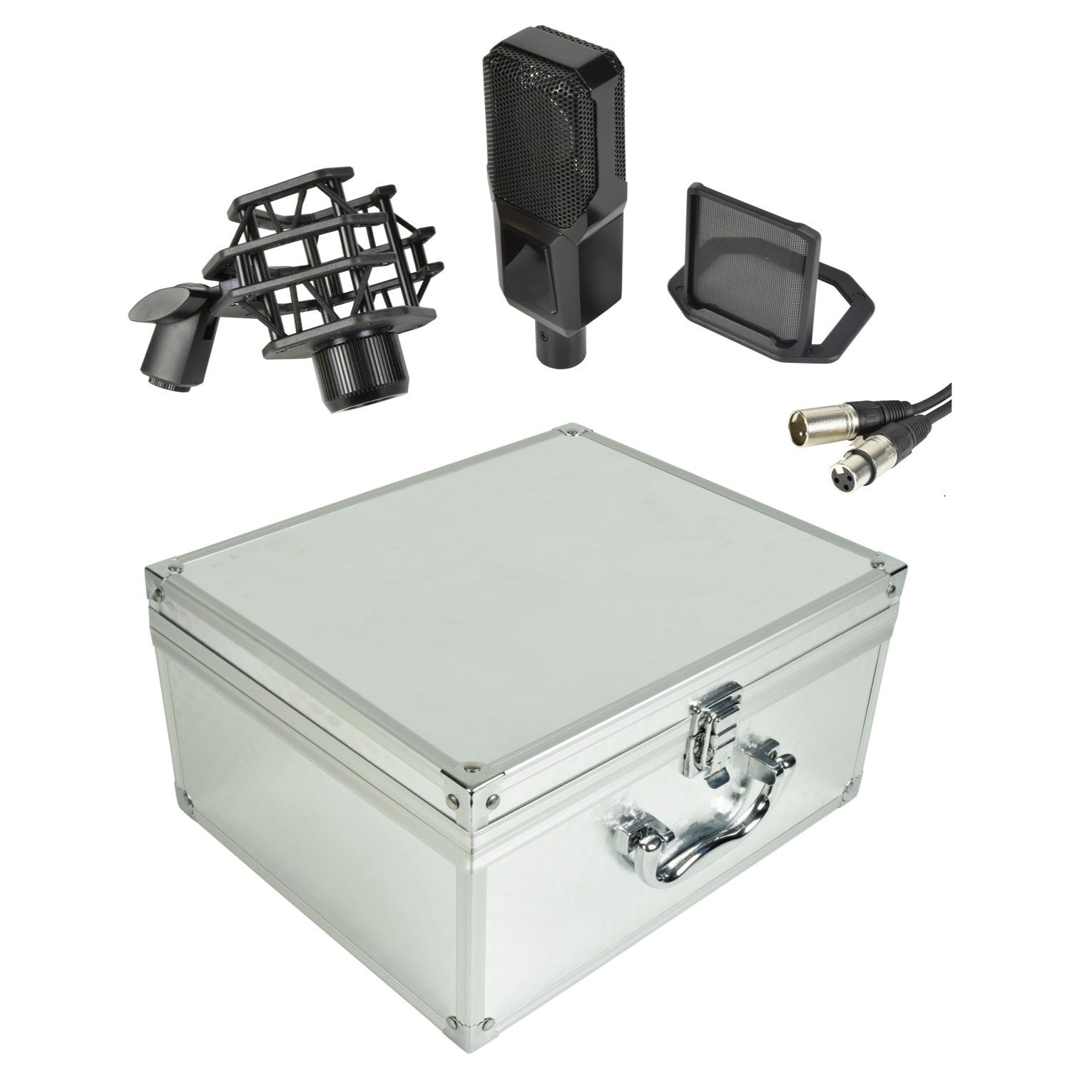 Citronic Condenser Microphone Kit Recording Studio CM25