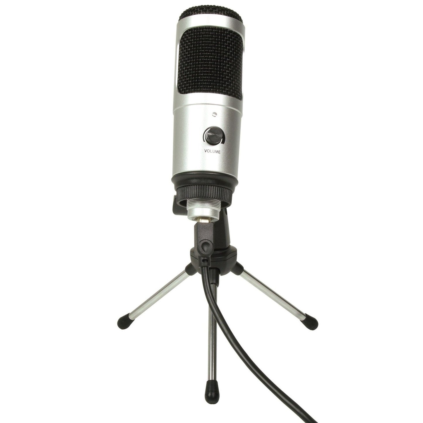 Citronic USB Microphone With Stand & Cable + Vol Control CU-POD2