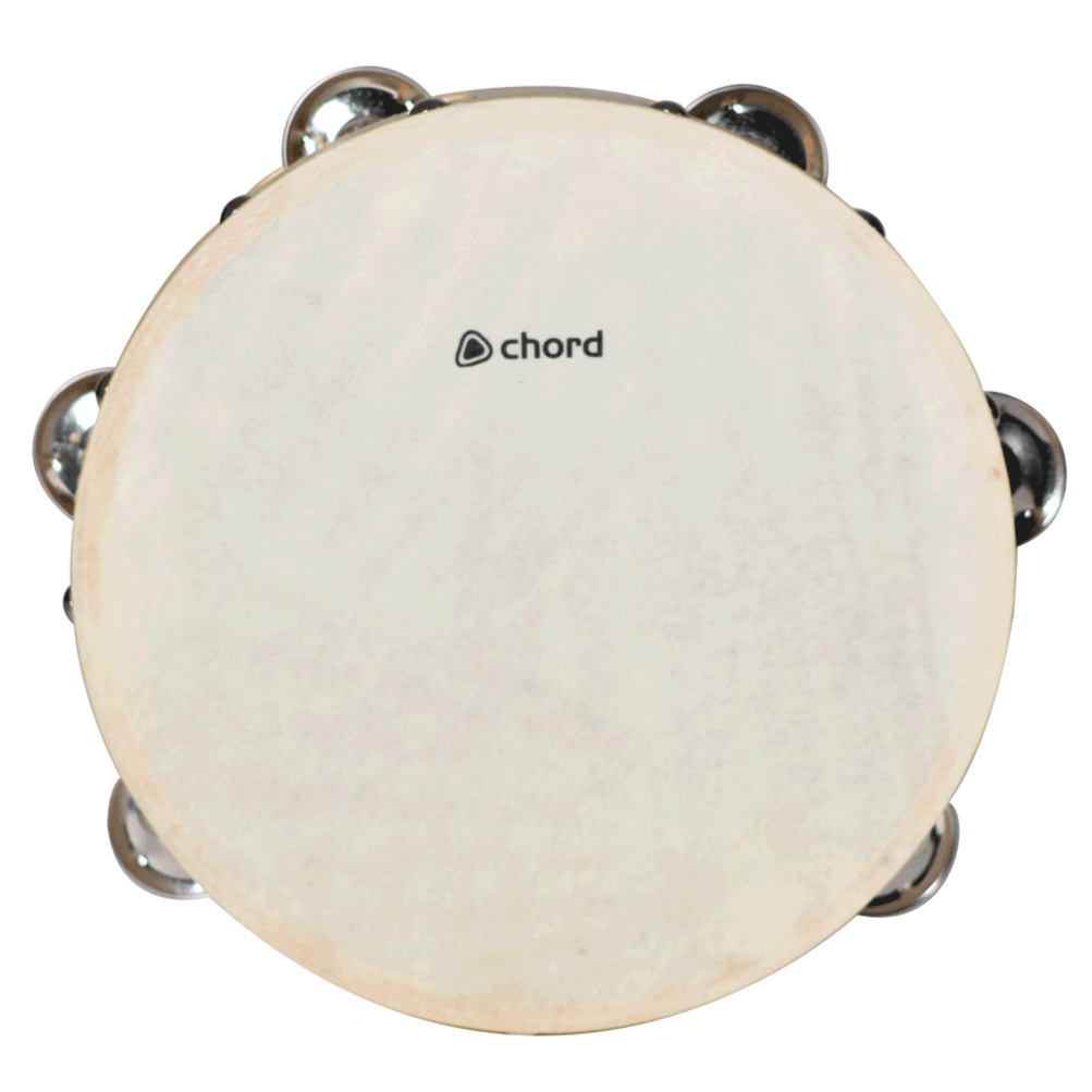 Tambourine 20 cm 8" Traditional Headed Instrument HAND PERCUSSION