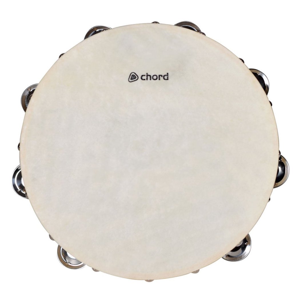 Chord Traditional Headed Tambourine 25 cm (10") HAND PERCUSSION Musical Instrument